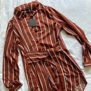 JLUXLABEL Frankie Striped Shirt Dress